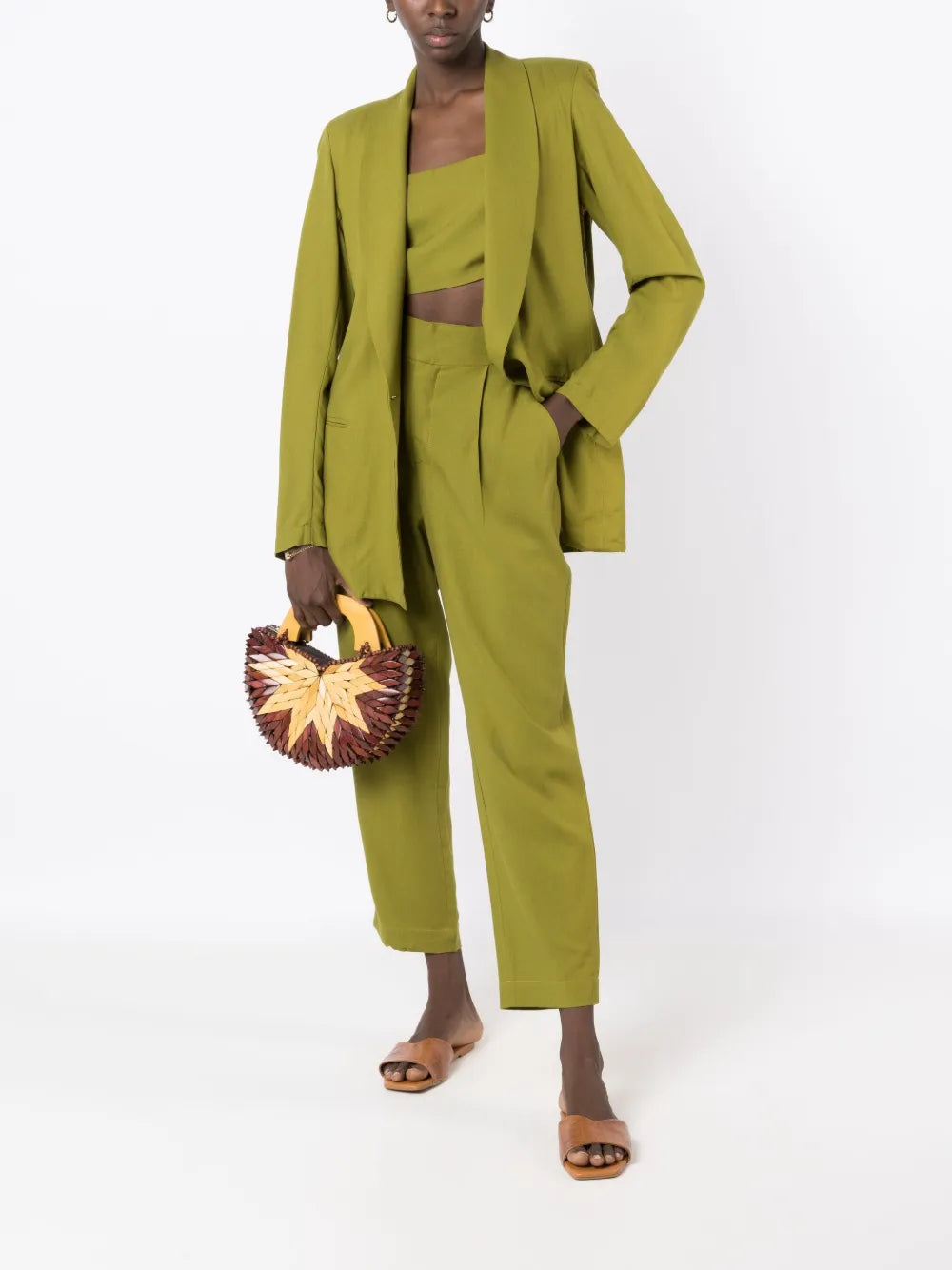 Shawl-Lapels Single-Breasted Blazer
