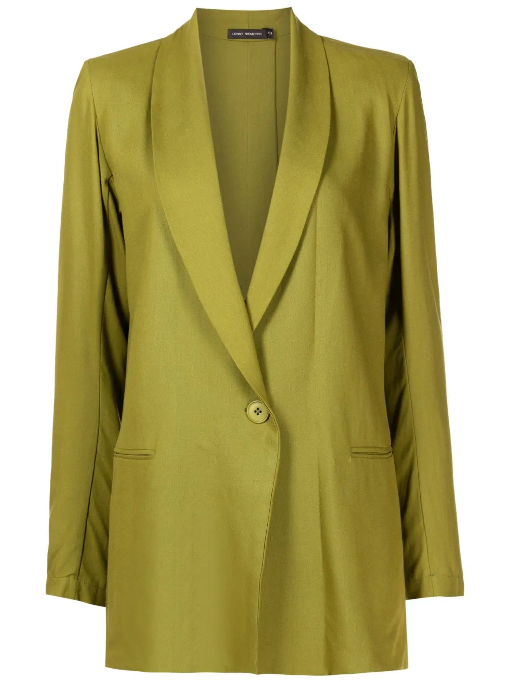 Shawl-Lapels Single-Breasted Blazer