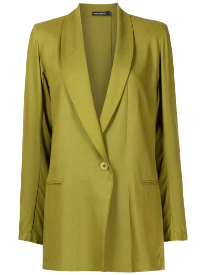 Shawl-Lapels Single-Breasted Blazer