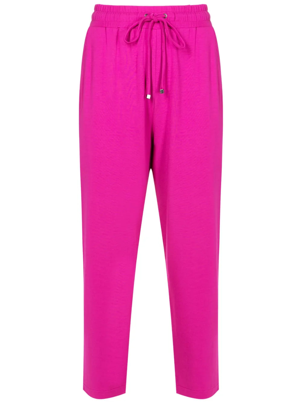 Drawstring-Waist Cropped Track Pants