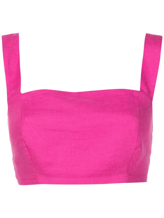 Square-Neck Cropped Top