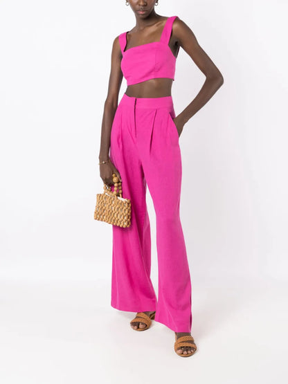 Square-Neck Cropped Top