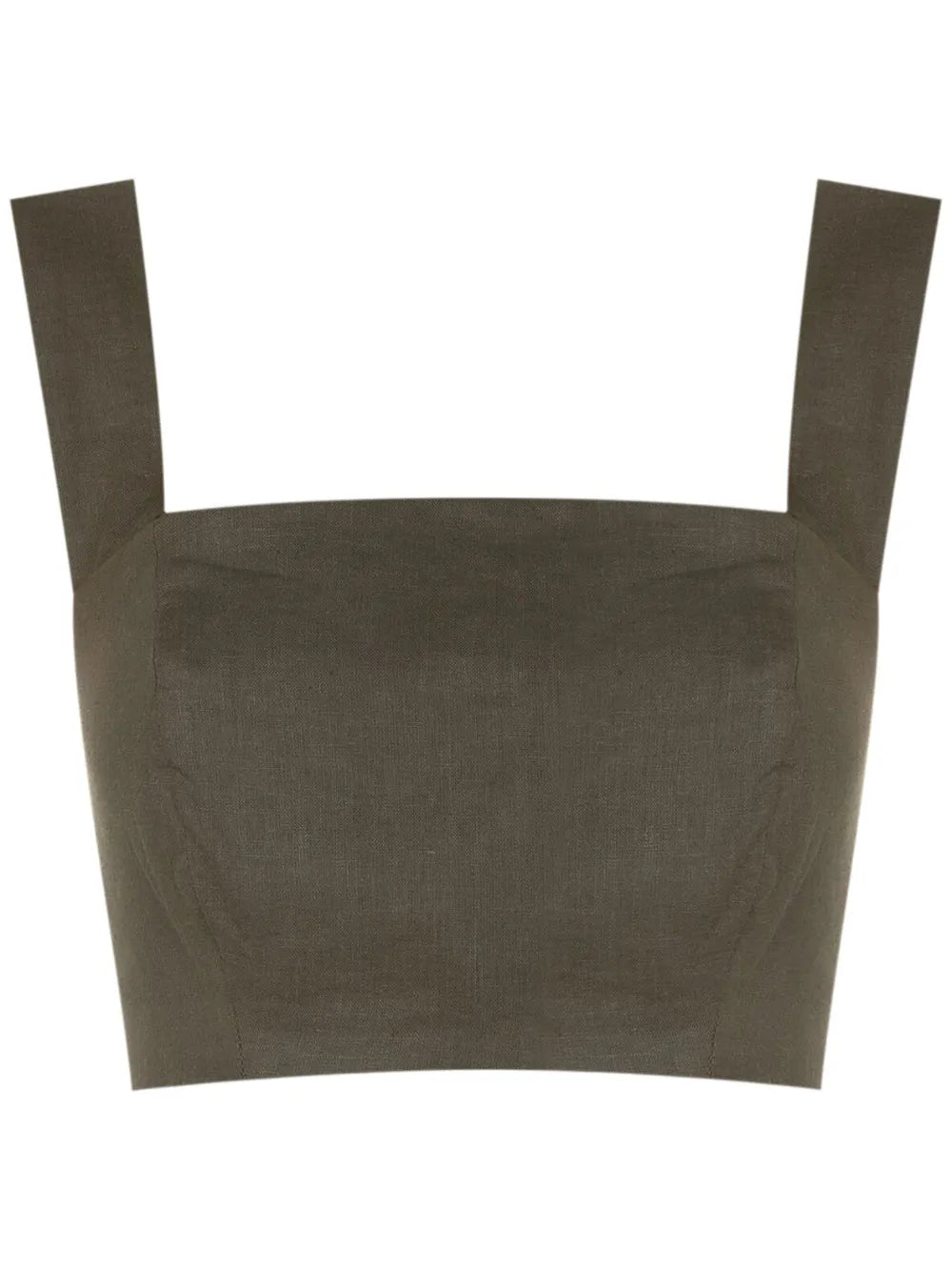 Square-Neck Cropped Top