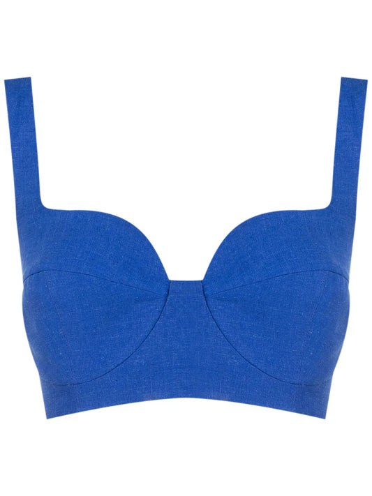 V-Neck Cropped Top