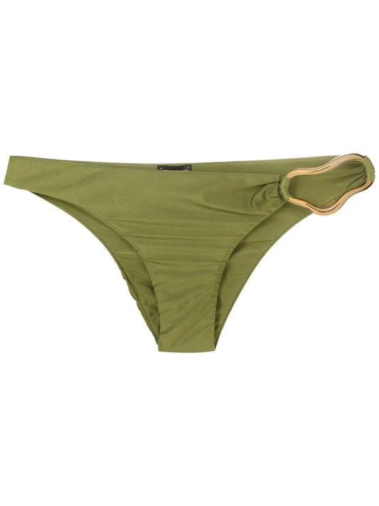 Shimmery Low-Rise Bikini Bottoms