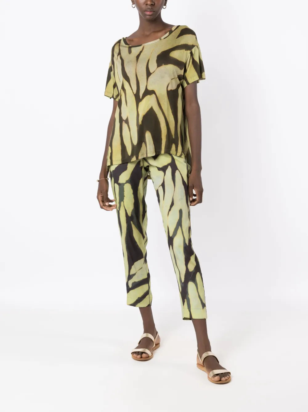 Camouflage-Print Slim-Fit Trousers