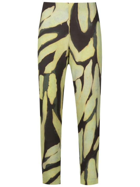 Camouflage-Print Slim-Fit Trousers
