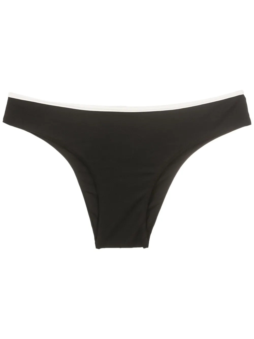 Piped-Trim Bikini Bottoms