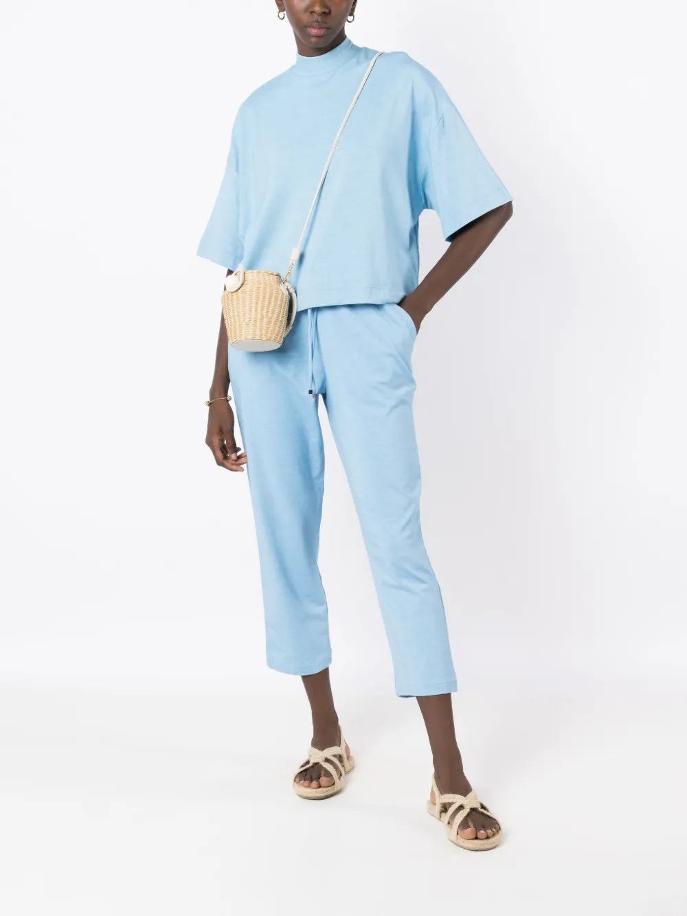 Drawstring-Waist Track Pants