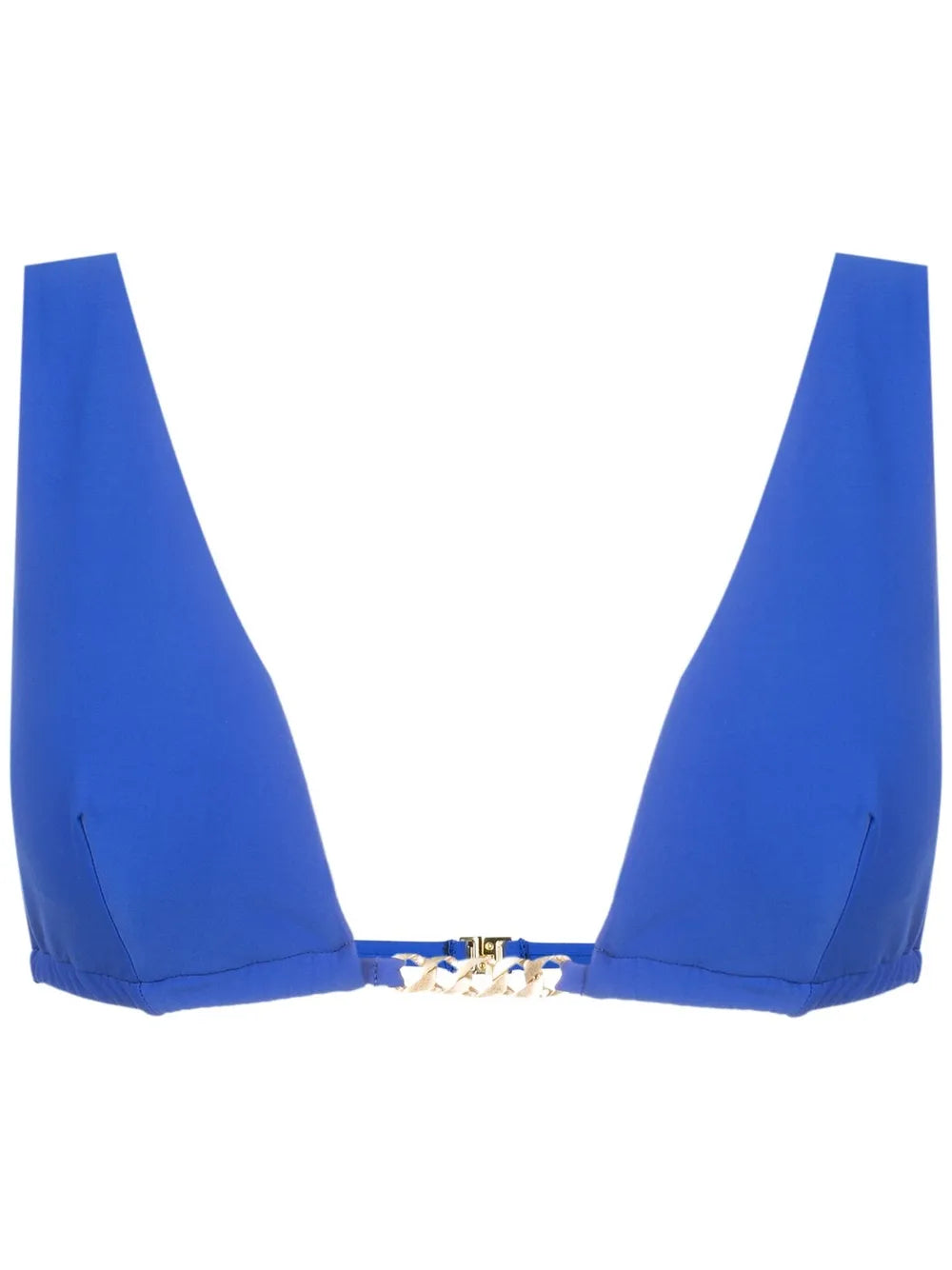 Chain-Trim Triangle Bikini Top