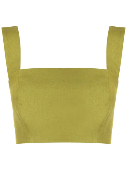 Square-Neck Cropped Top