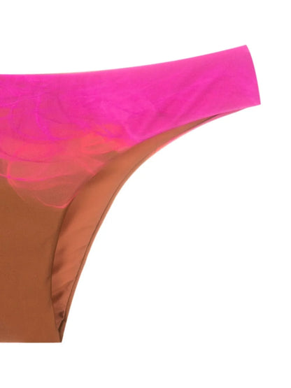 Athletic Abstract-Print Bikini Bottoms