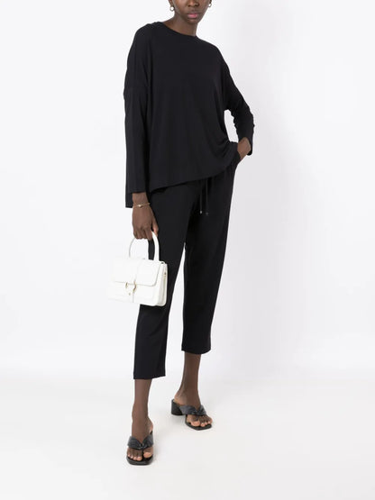 Drop-Shoulder Long-Sleeved T-Shirt