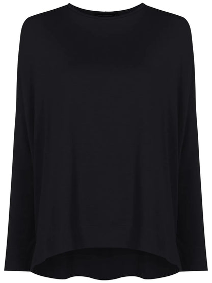 Drop-Shoulder Long-Sleeved T-Shirt