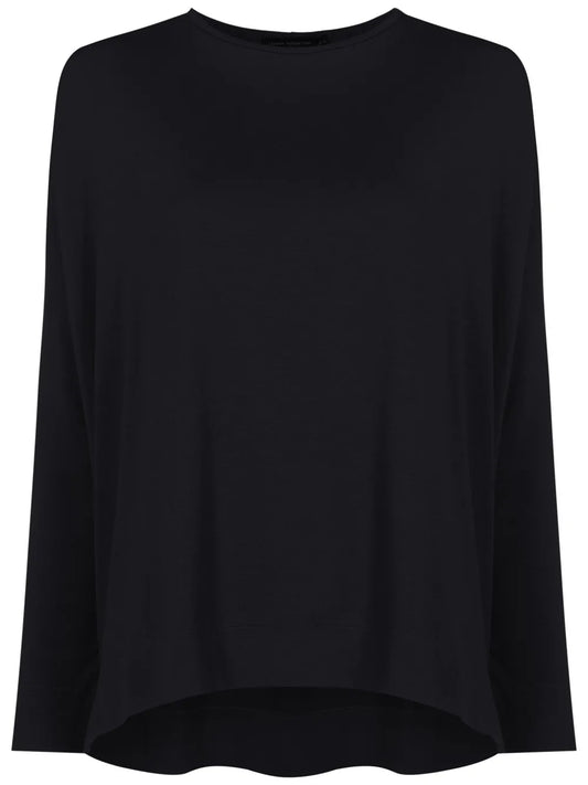 Drop-Shoulder Long-Sleeved T-Shirt