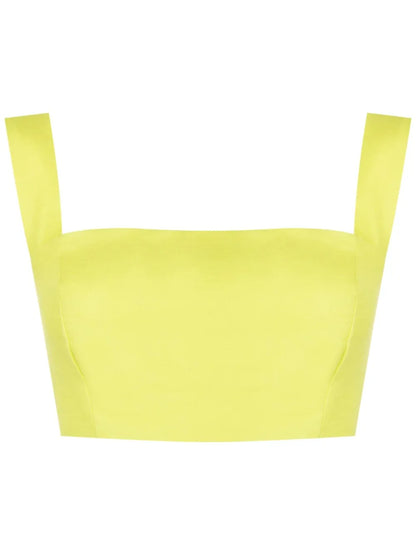 Square-Neck Cropped Top