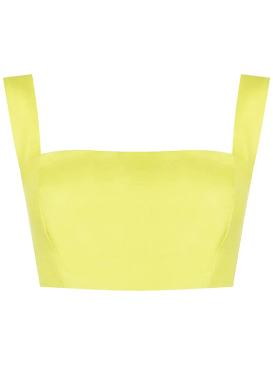Square-Neck Cropped Top