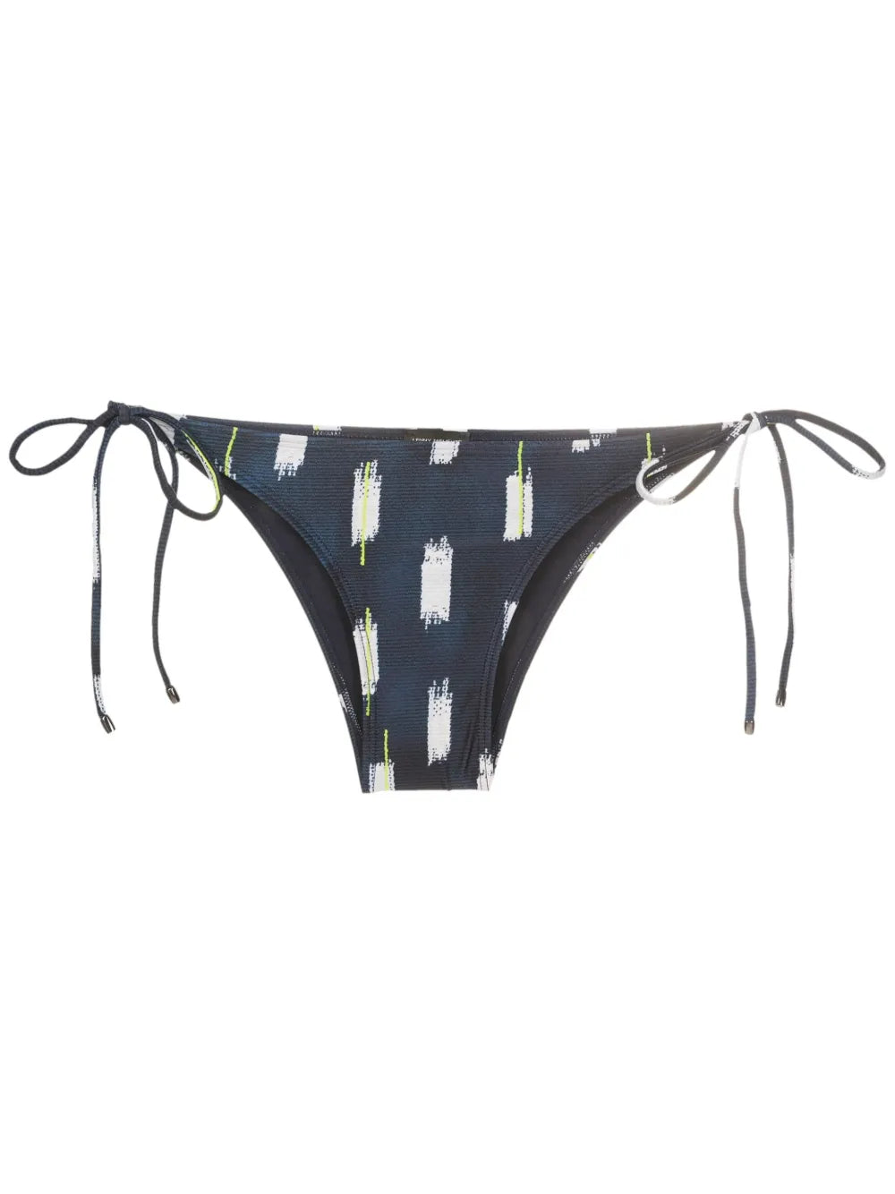 Abstract-Print Bikini Bottoms