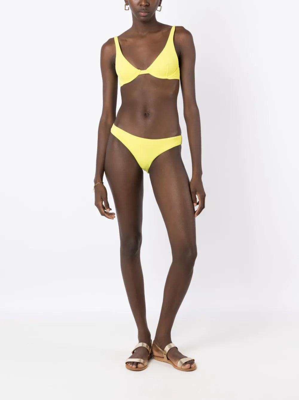Athletic Ribbed Bikini Bottoms