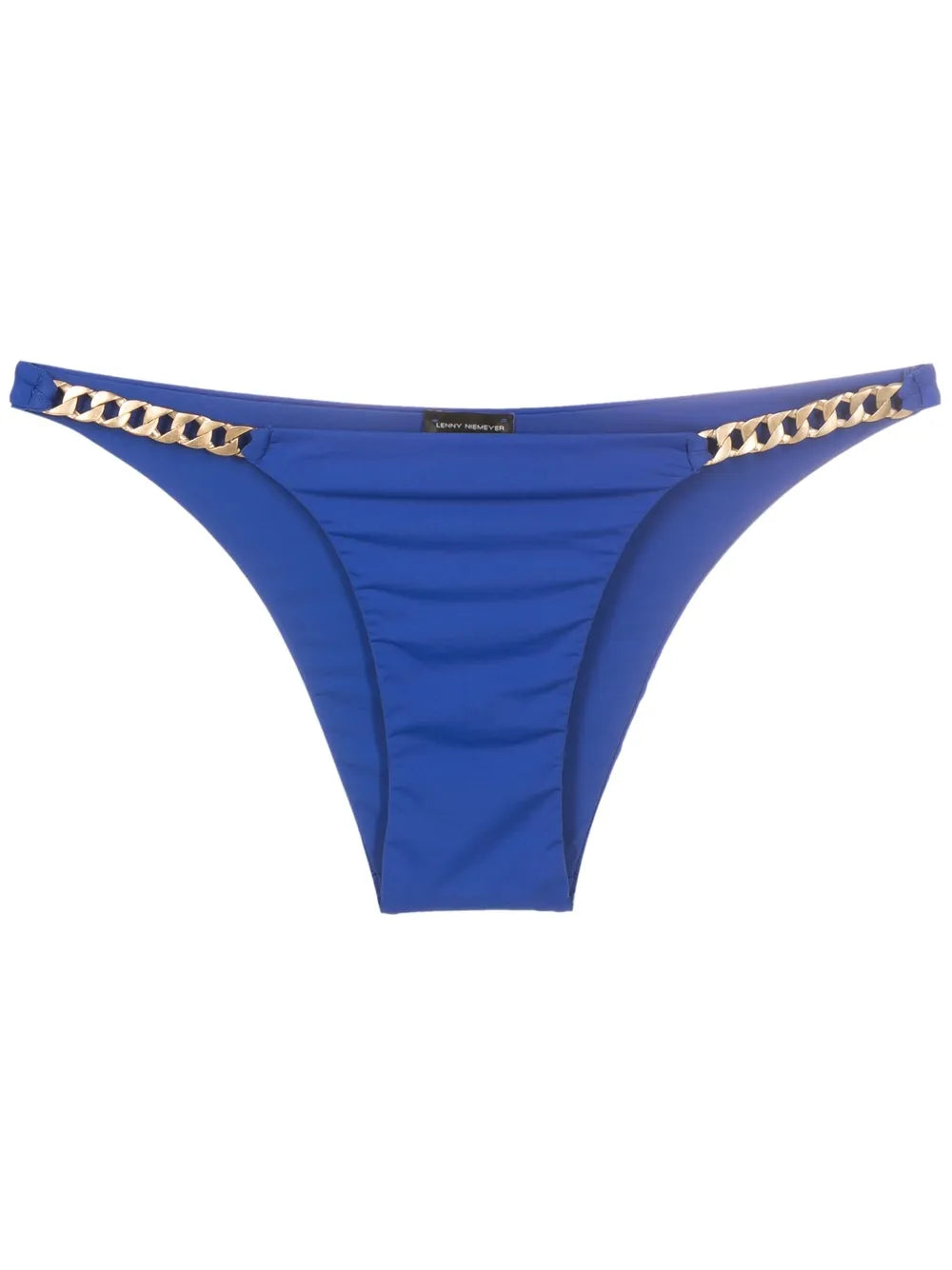 Triangle Chain-Trim Bikini Set