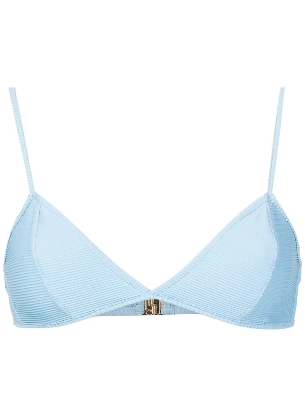 Ribbed Triangle Bikini Top