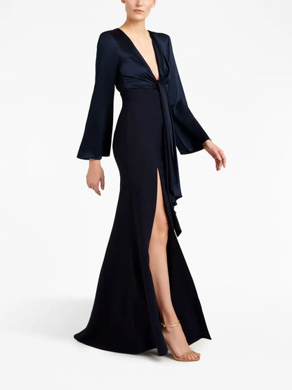 Julianne Knot-Detail Gown