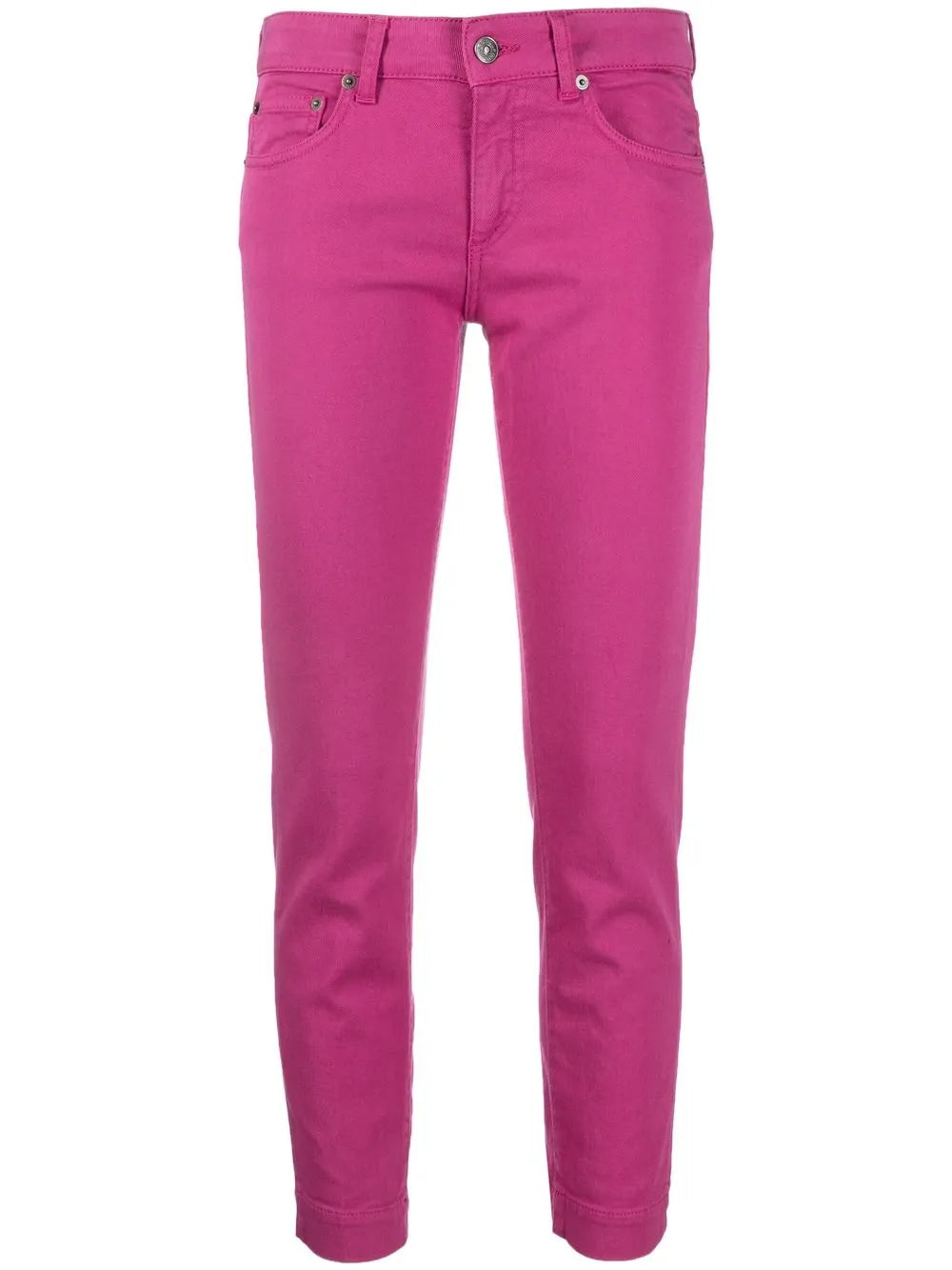 Rose Low-Rise Cropped Jeans