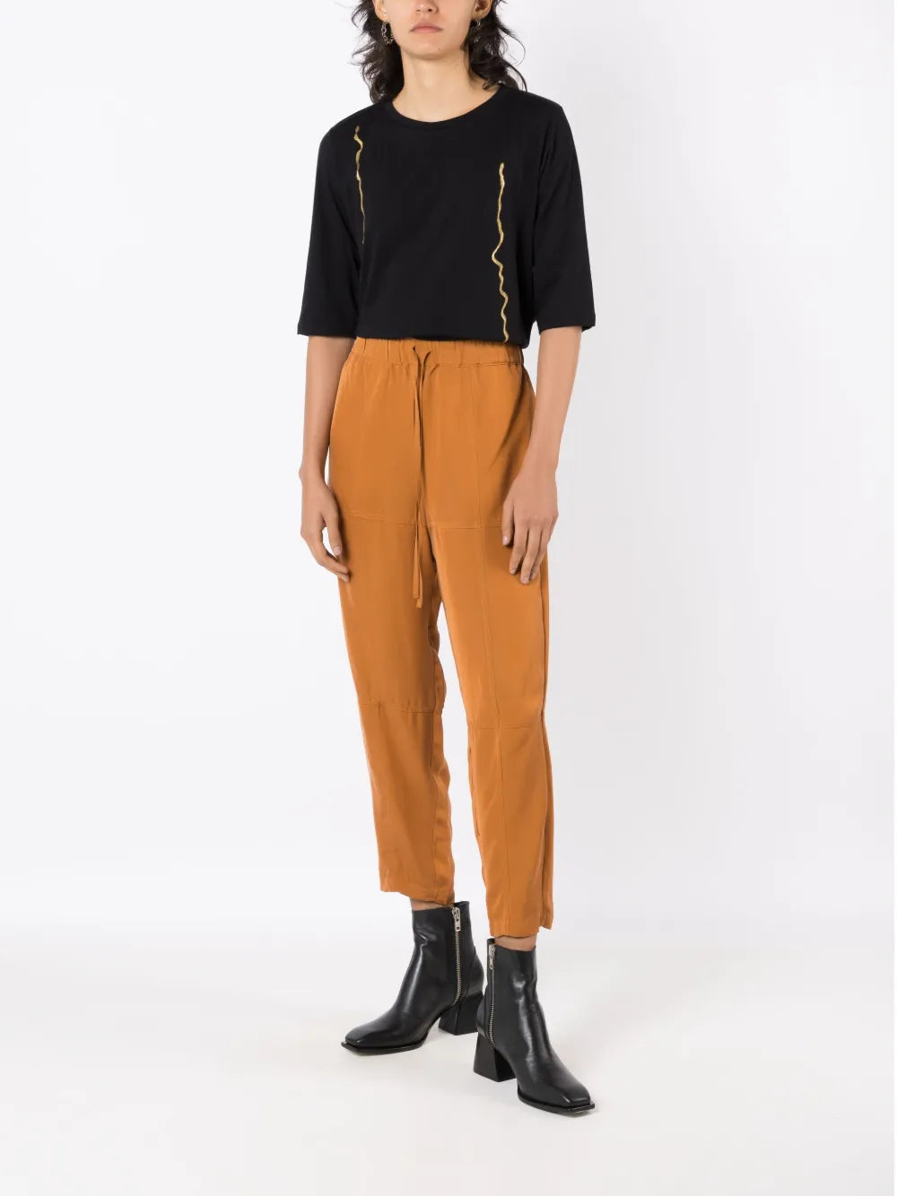 Pote Drawstring-Waistband Trousers