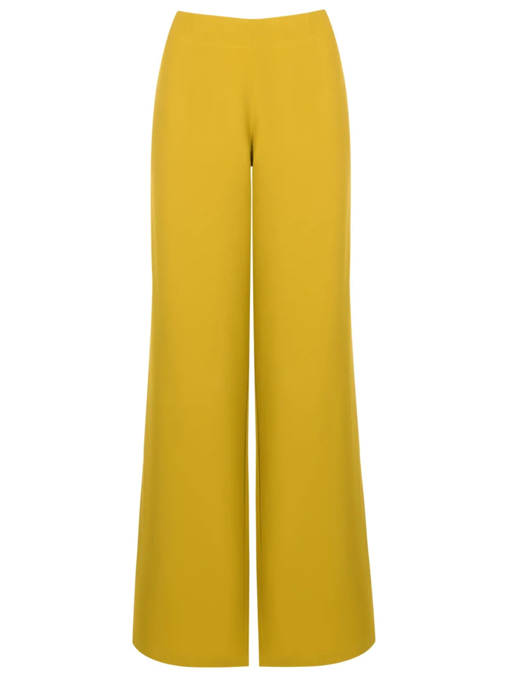 High-Waisted Flared Trousers