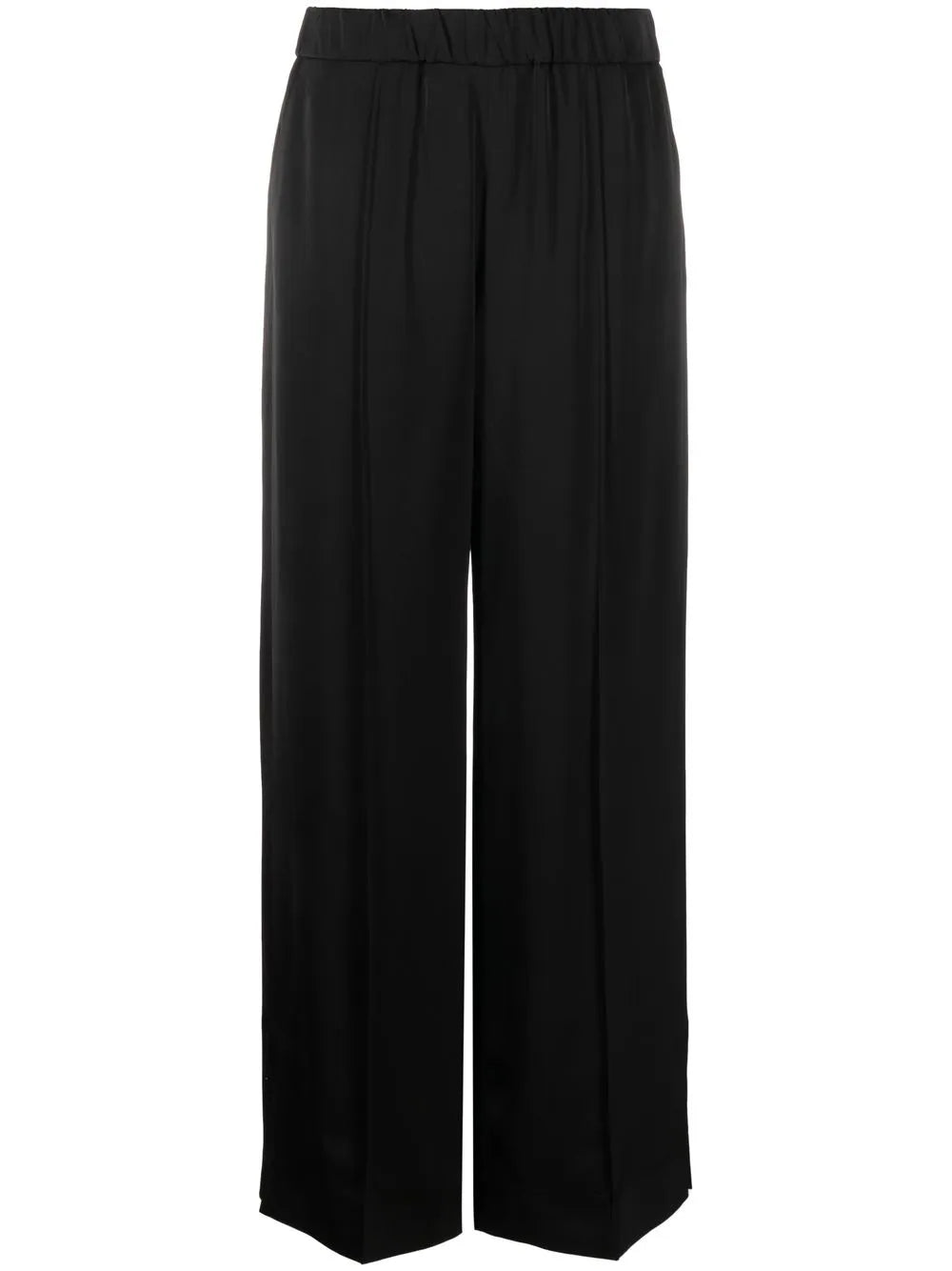 Pressed-Crease Palazzo Pants
