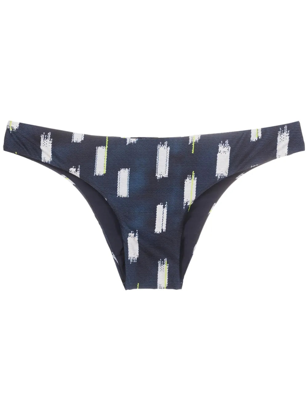 Abstract-Print Bikini Bottoms
