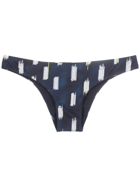 Abstract-Print Bikini Bottoms