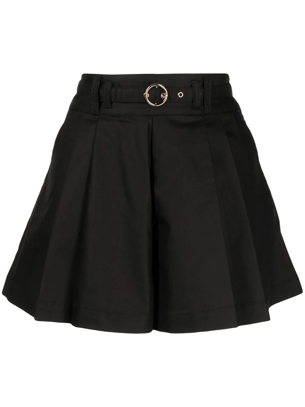 Belt Pleated Shorts