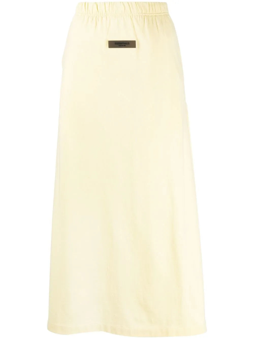 Logo-Patch Straight Skirt