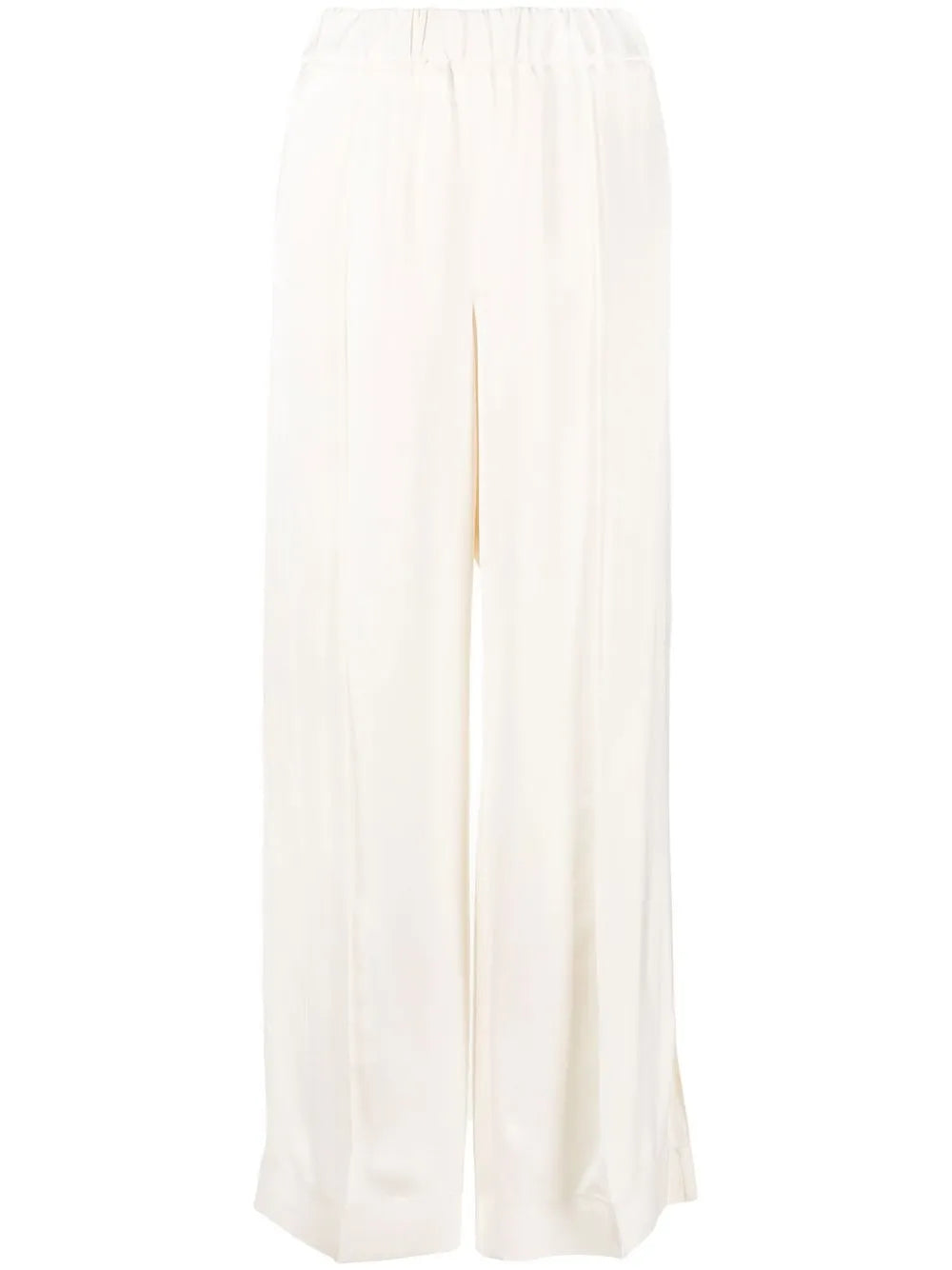 Elasticated Straight-Leg Trousers