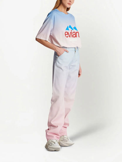 Gradient Denim Loose Jeans