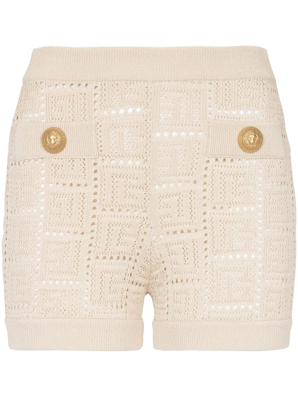 Monogram Mesh Knitted Shorts