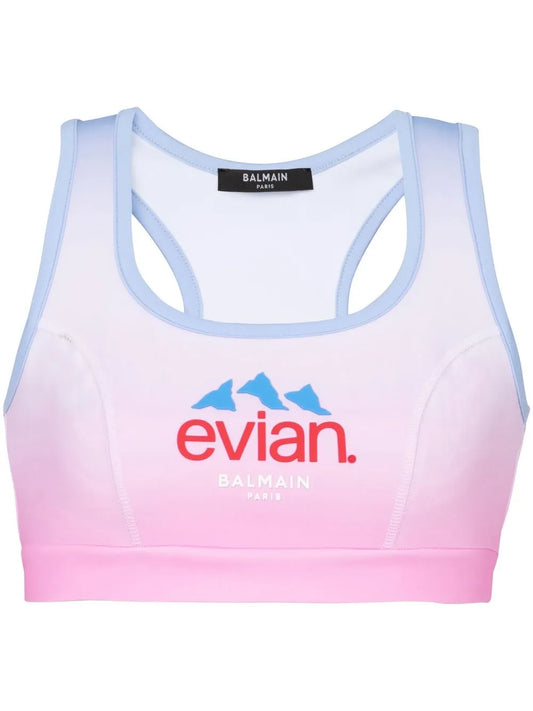 Logo-Print Sports Bra