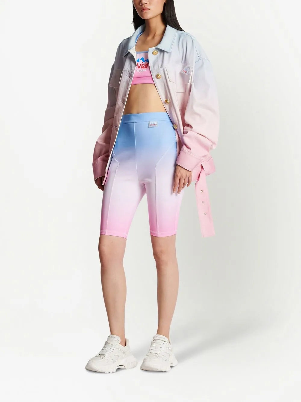 Logo-Print Sports Bra