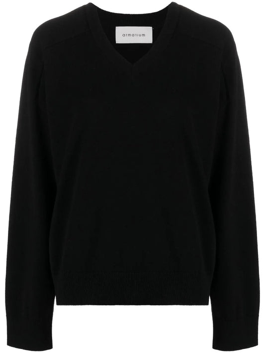 V-Neck Knitted Jumper