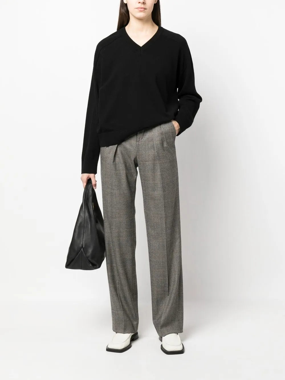 V-Neck Knitted Jumper