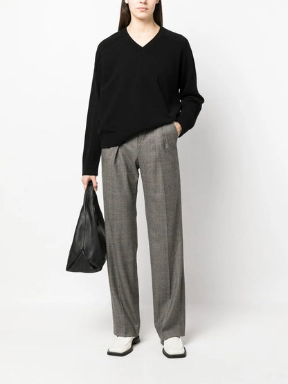 V-Neck Knitted Jumper