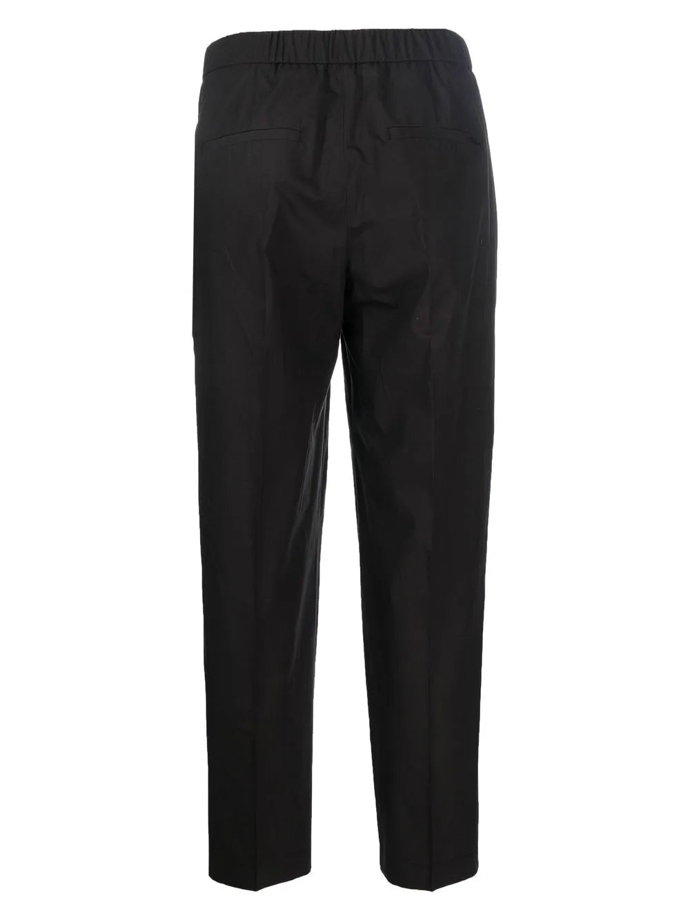Elasticated-Waist Slim Chinos
