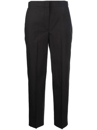 Elasticated-Waist Slim Chinos