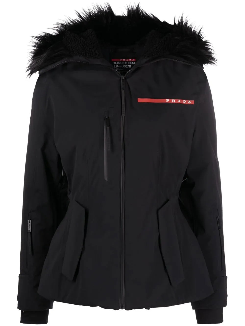 Logo-Patch Hooded Jacket