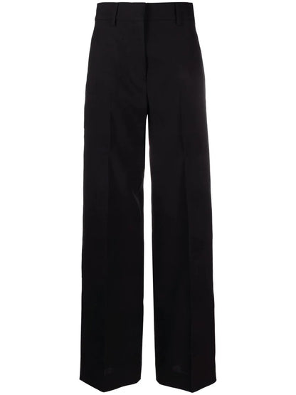 Wide-Leg Tailored Trousers