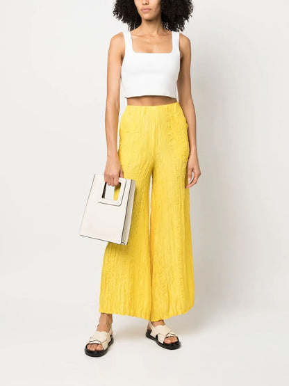 Silk Palazzo Trousers