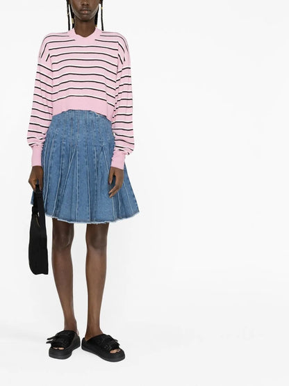 Striped Cropped Jumper
