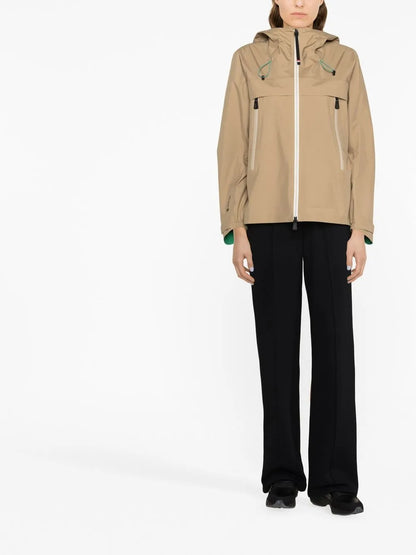Single-Breasted Hooded Coat