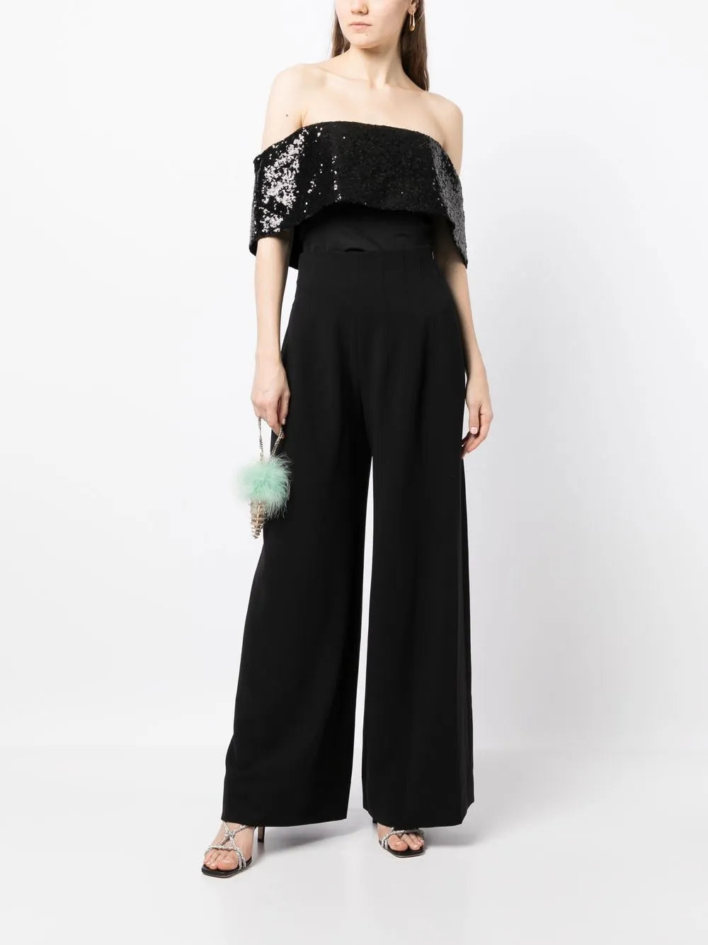 Giselle Sequin-Embellished Bandeau Top